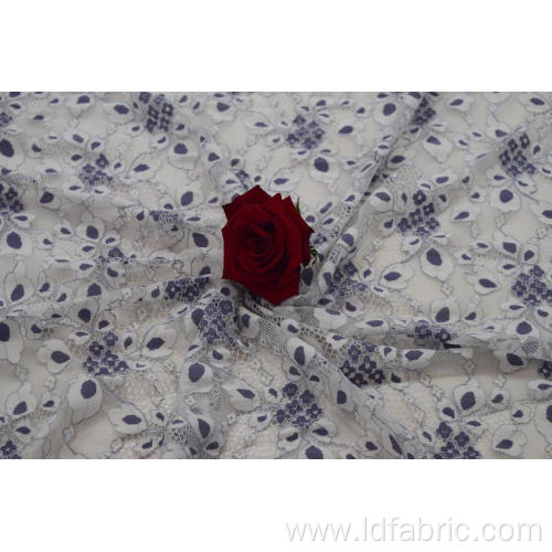 Nylon Cotton Rayon Cord Lace Fabric